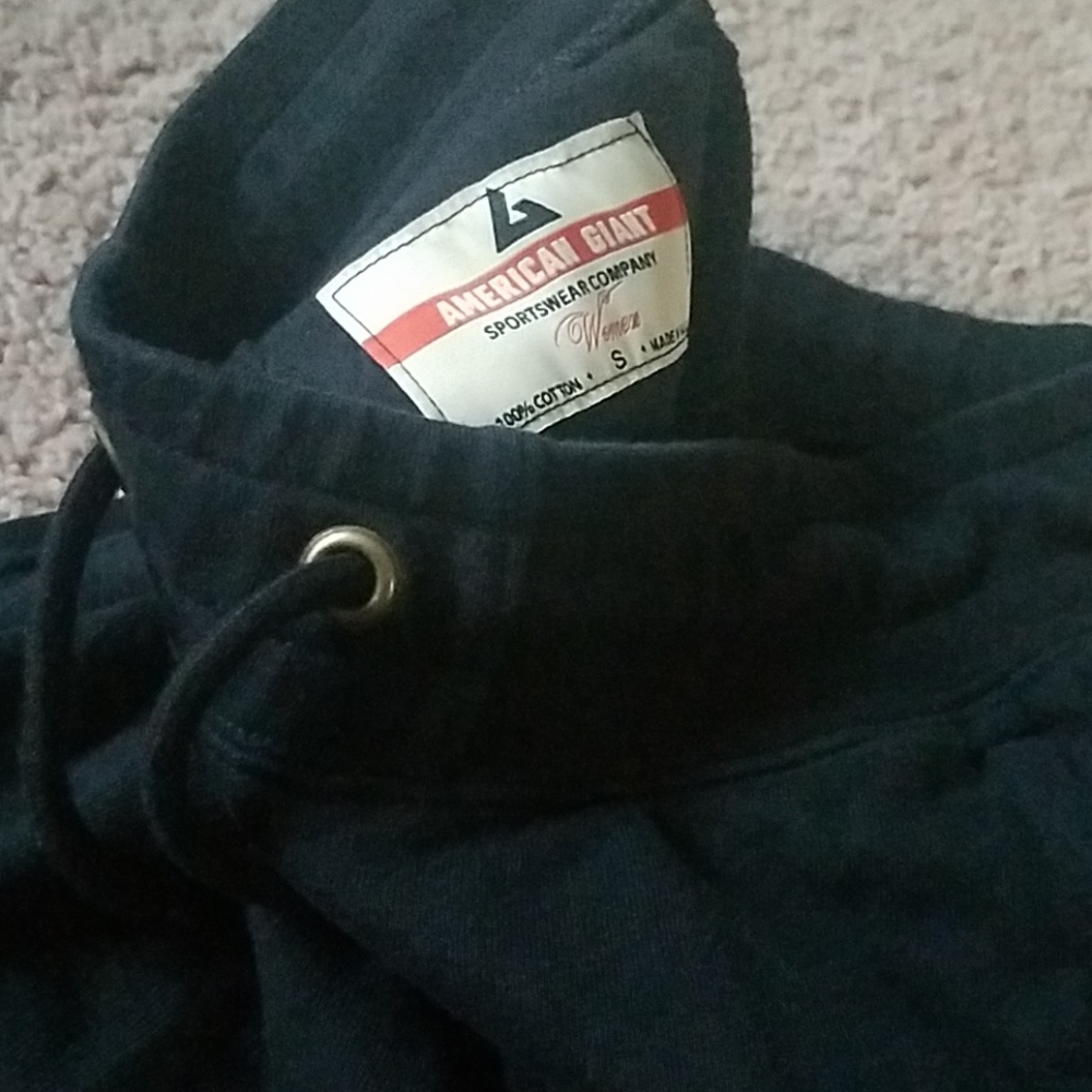 American Giant Black Heavyweight Sweats S